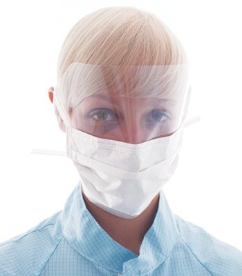BIOCLEAN CLEARVIEW STERILE VISOR FACEMASK