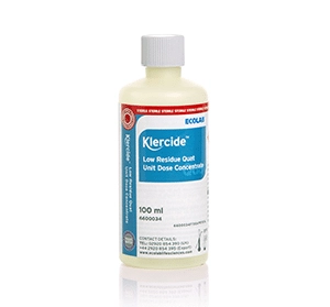 ECOLAB KLERCIDE LOW RESIDUE QUAT UNIT DOSE CONCENTRATE